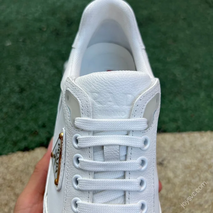 Prada White Leather