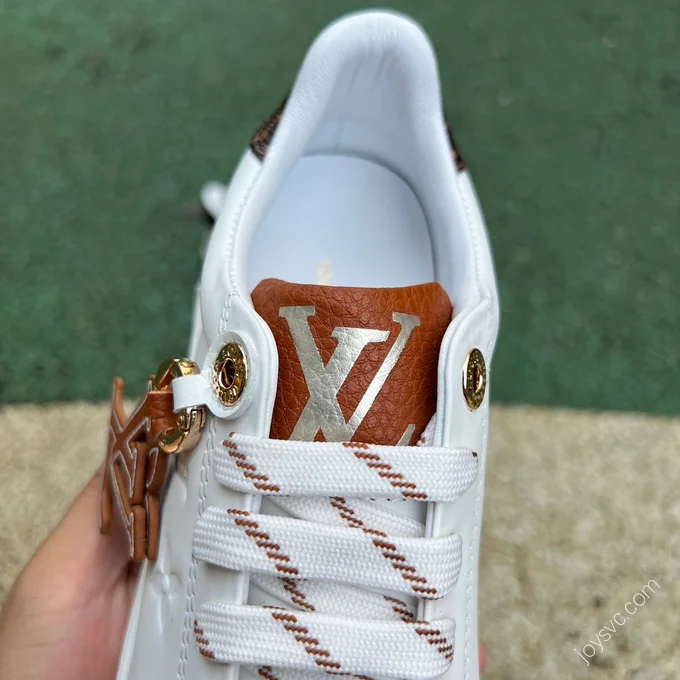 LOUIS VUITTON Time Out White Brown