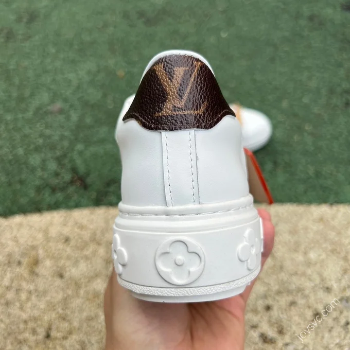 LOUIS VUITTON Time Out White Brown