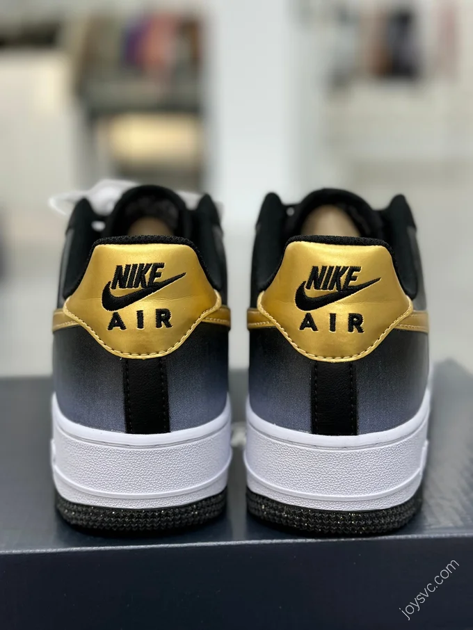 Nike Air Force 1 Gold Black White HJ9128-100