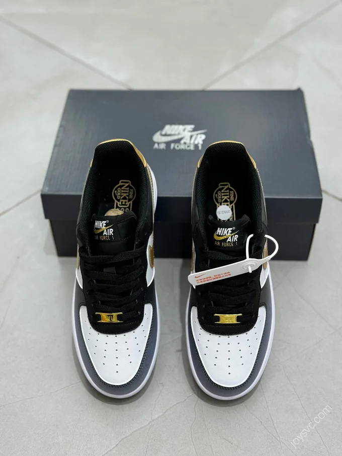 Nike Air Force 1 Gold Black White HJ9128-100