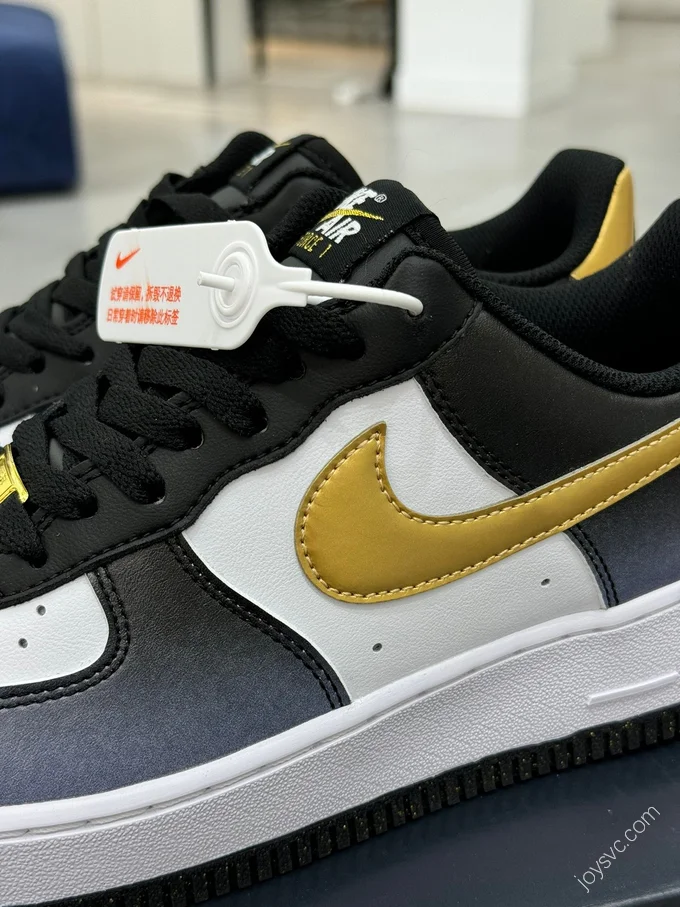 Nike Air Force 1 Gold Black White HJ9128-100