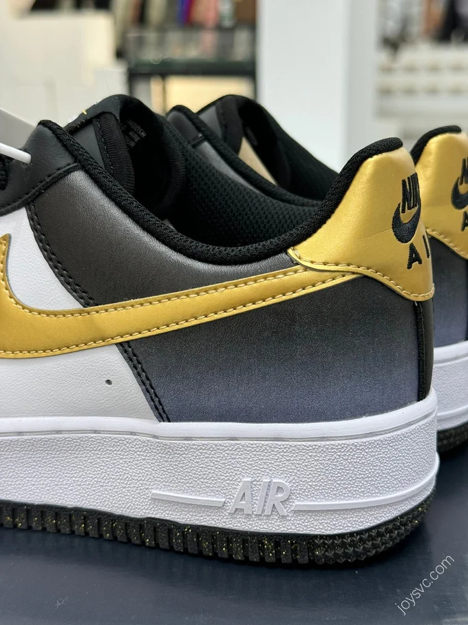 Nike Air Force 1 Gold Black White HJ9128-100