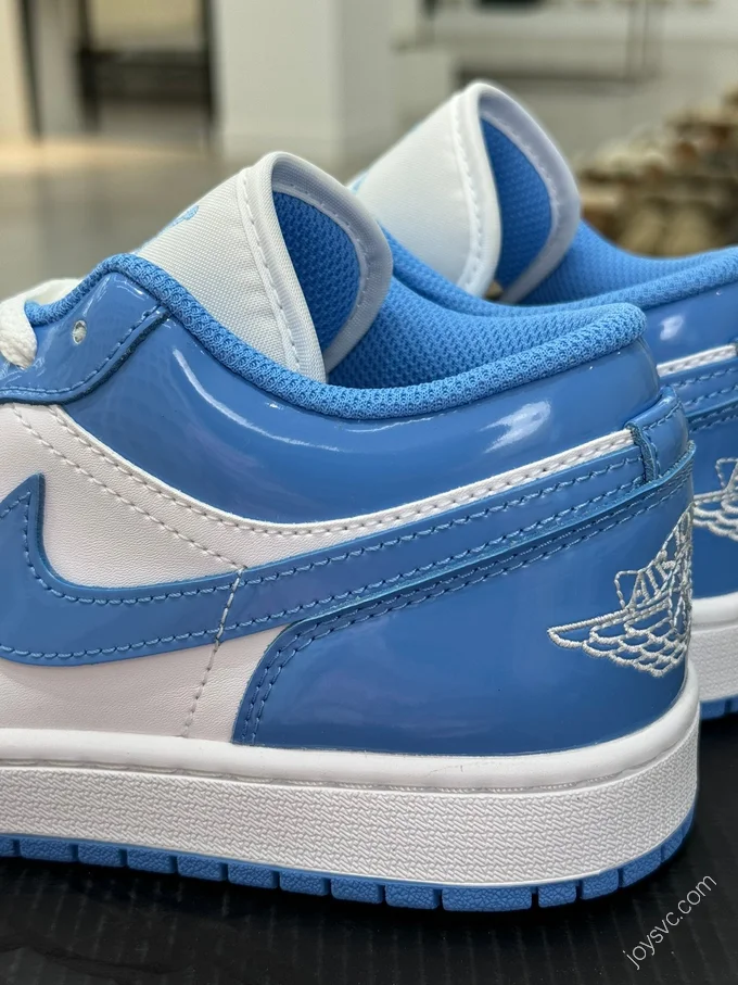 AJ1 Low Patent Leather Blue FZ2138-114