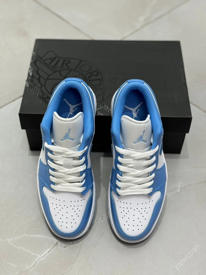 AJ1 Low Patent Leather Blue FZ2138-114