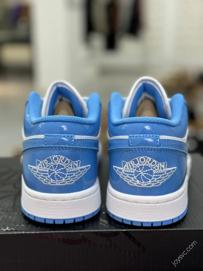 AJ1 Low Patent Leather Blue FZ2138-114