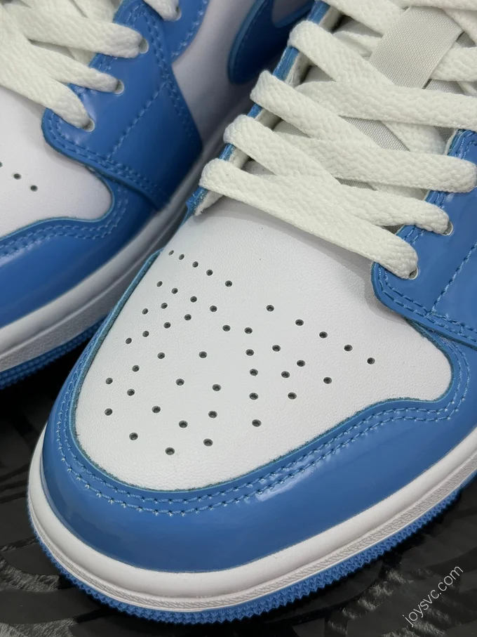 AJ1 Low Patent Leather Blue FZ2138-114