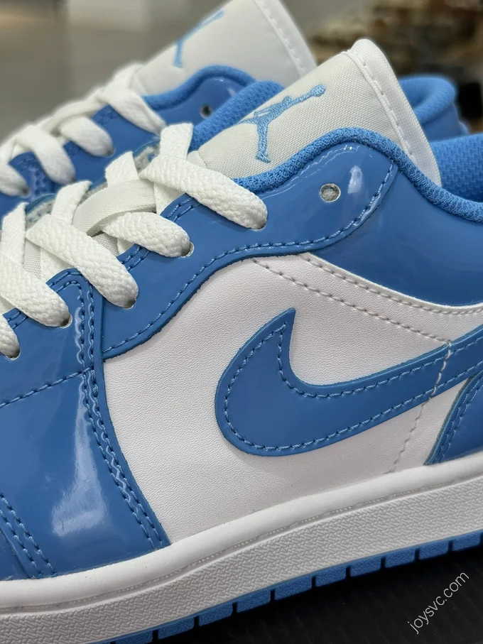 AJ1 Low Patent Leather Blue FZ2138-114