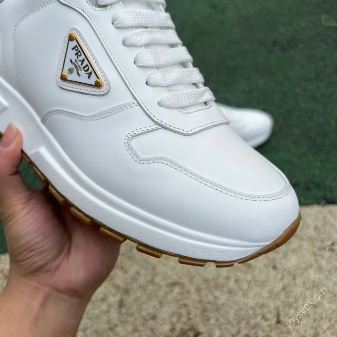 Prada White Leather