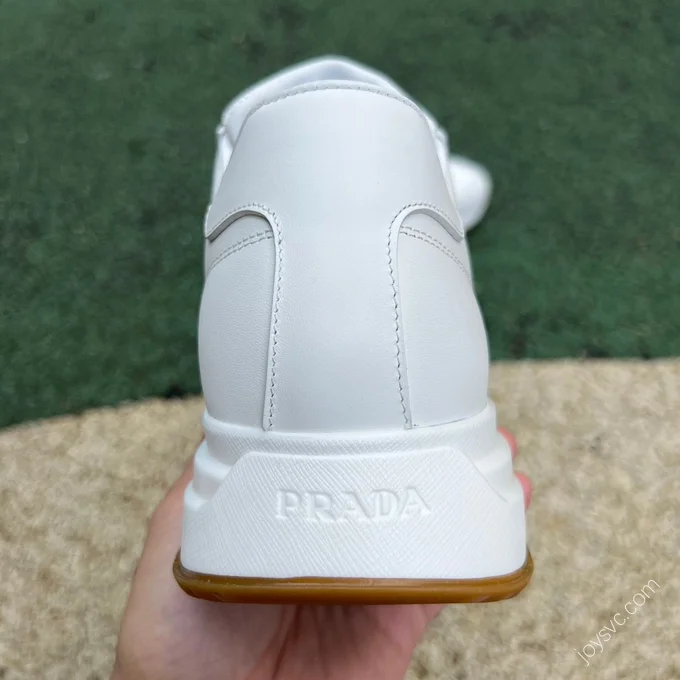 Prada White Leather