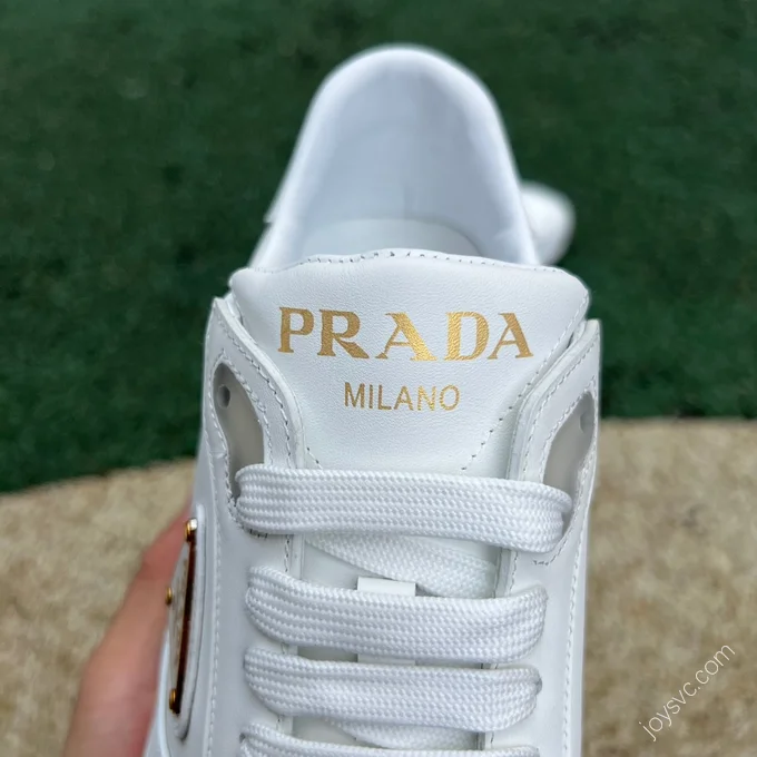 Prada White Leather