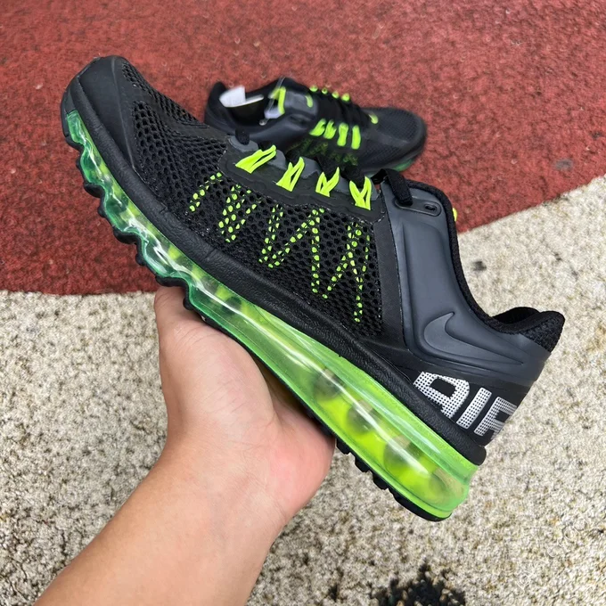 Nike Air Max 2013 Black Green 555426-003