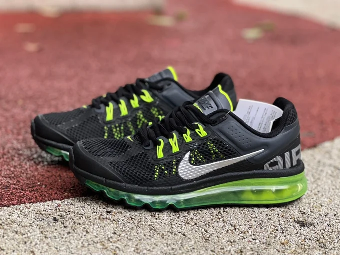 Nike Air Max 2013 Black Green 555426-003