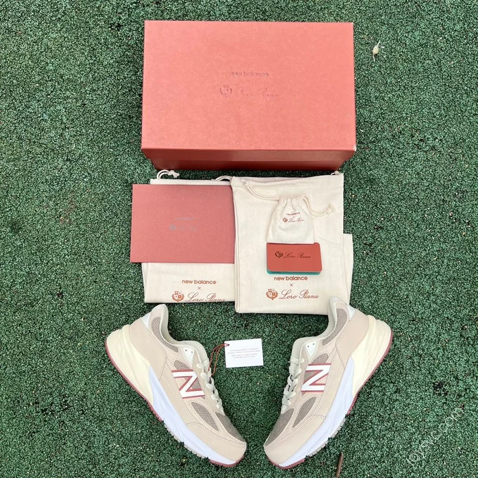 Loro Piana x New Balance 990v6 Beige Red U990L06