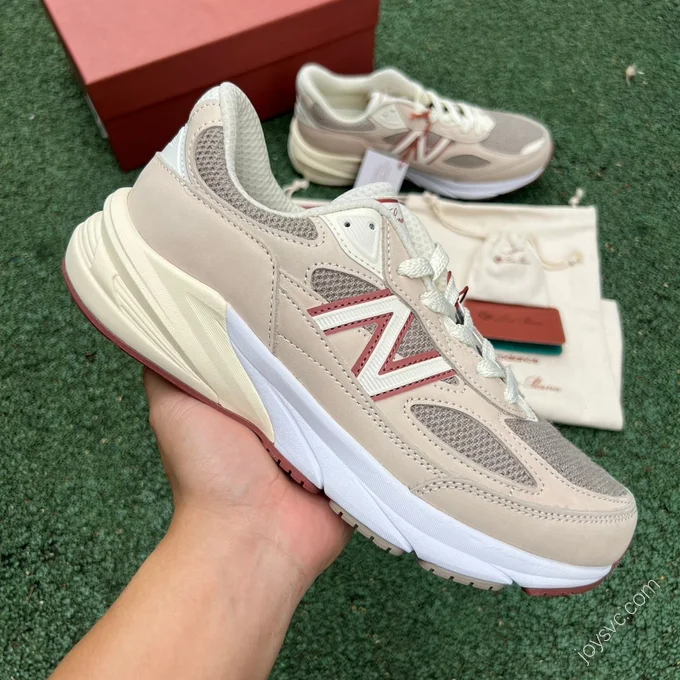 Loro Piana x New Balance 990v6 Beige Red U990L06