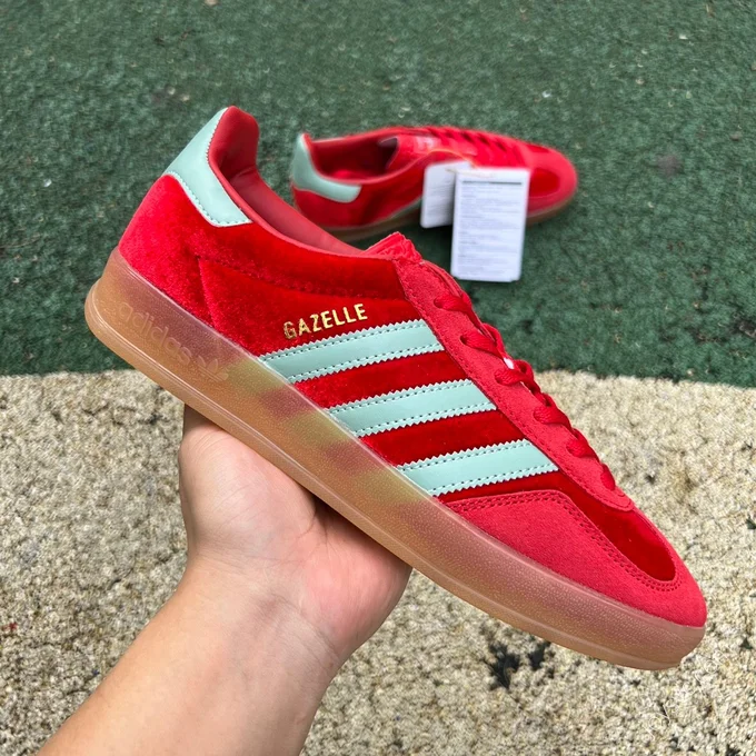 Adidas Gazelle Indoor Red Green IG6786