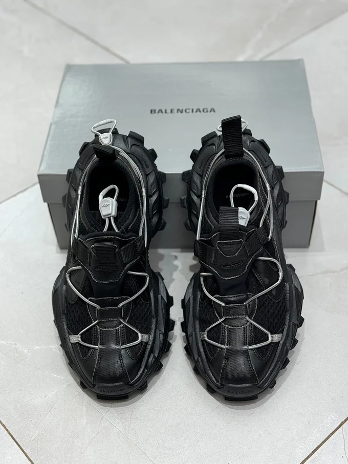 Balenciaga 18XL Hiking Boots Black