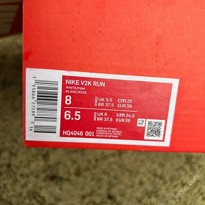 Nike V2K Run White Pink HQ4046-001