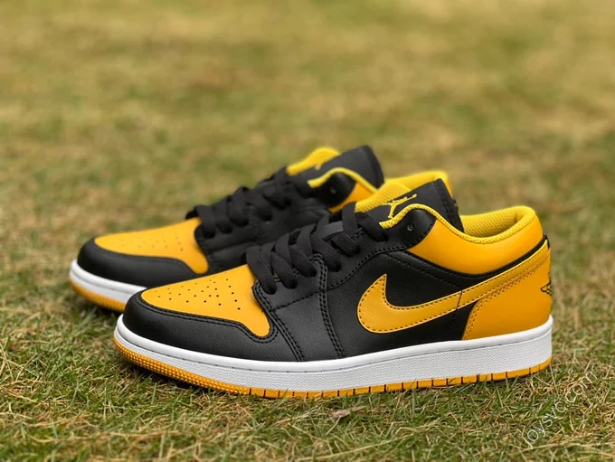 Air Jordan 1 Low Black Yellow