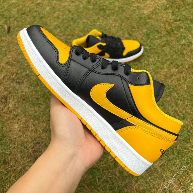 Air Jordan 1 Low Black Yellow