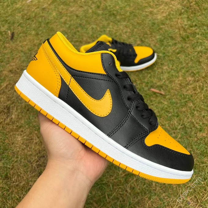 Air Jordan 1 Low Black Yellow