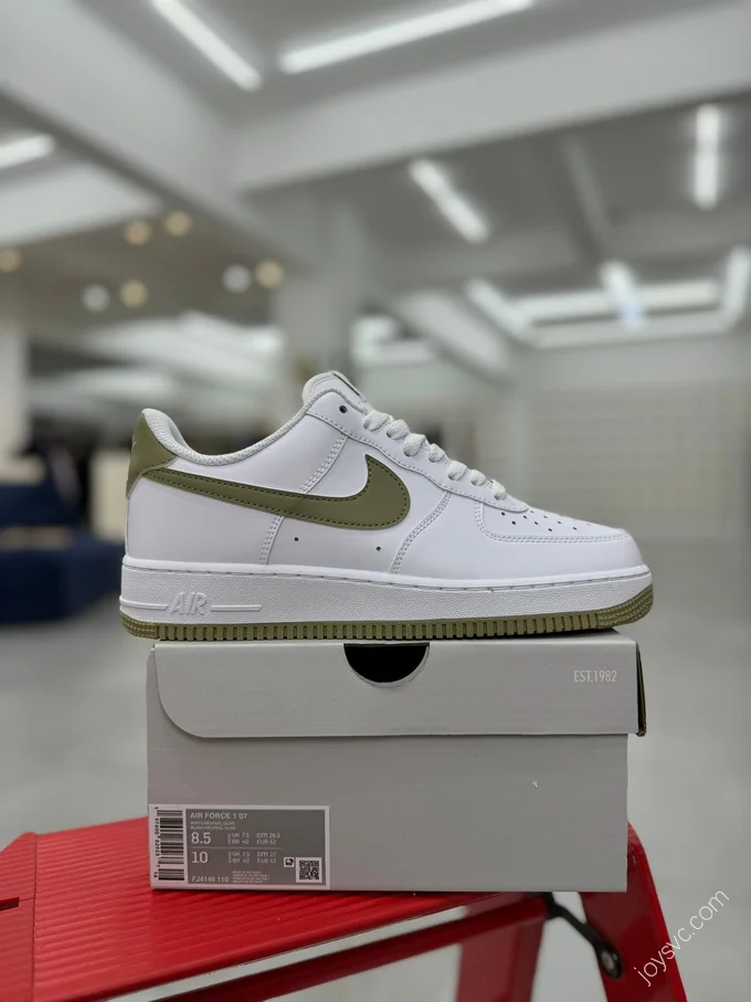 Nike Air Force 1 Green Brown White FJ4146-110