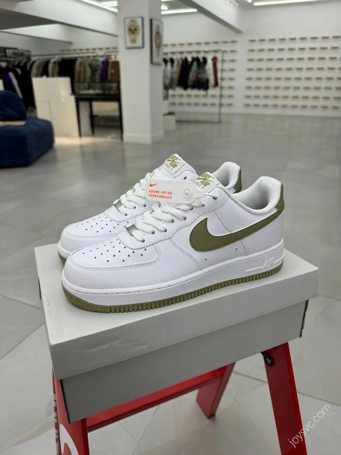 Nike Air Force 1 Green Brown White FJ4146-110