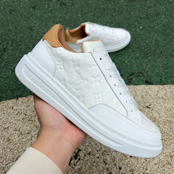 LOUIS VUITTON Beverly Hills White Brown