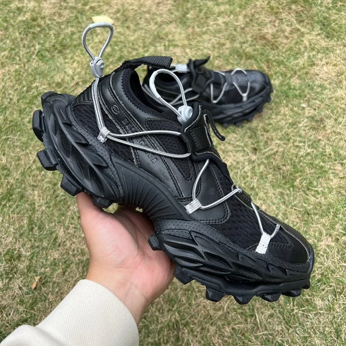 Balenciaga 18XL Hiking Boots Black