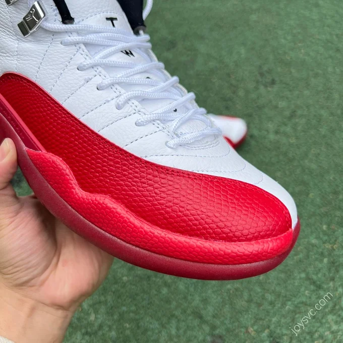 Air Jordan 12 White Red Sneakers CT8013-116