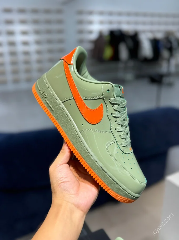 Nike Air Force 1 Green Orange HJ9118-386