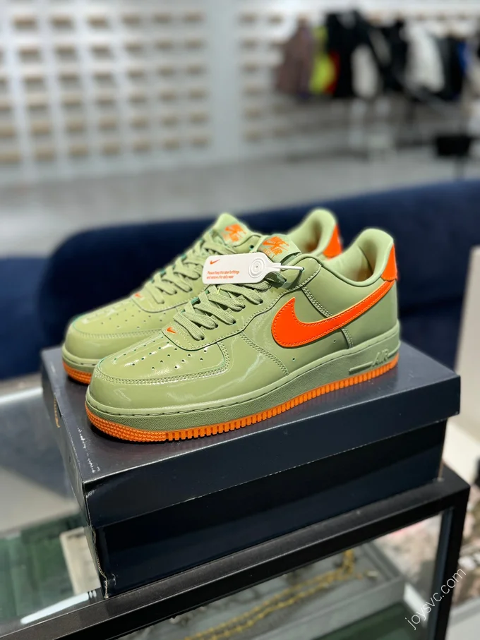 Nike Air Force 1 Green Orange HJ9118-386