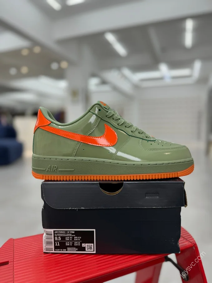 Nike Air Force 1 Green Orange HJ9118-386