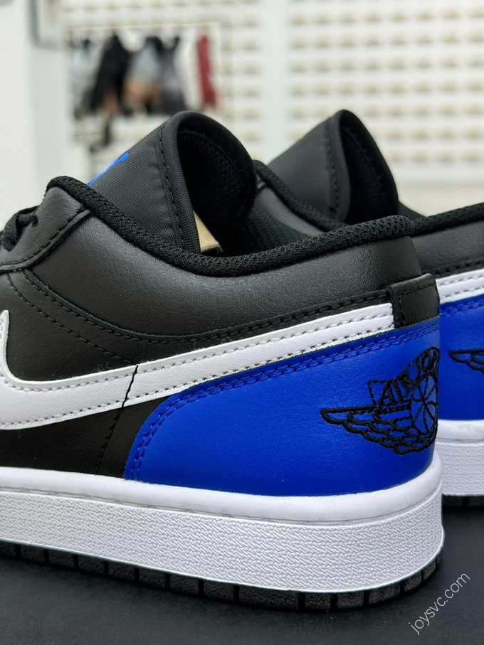 AJ1 Low Black Blue White 553558-042