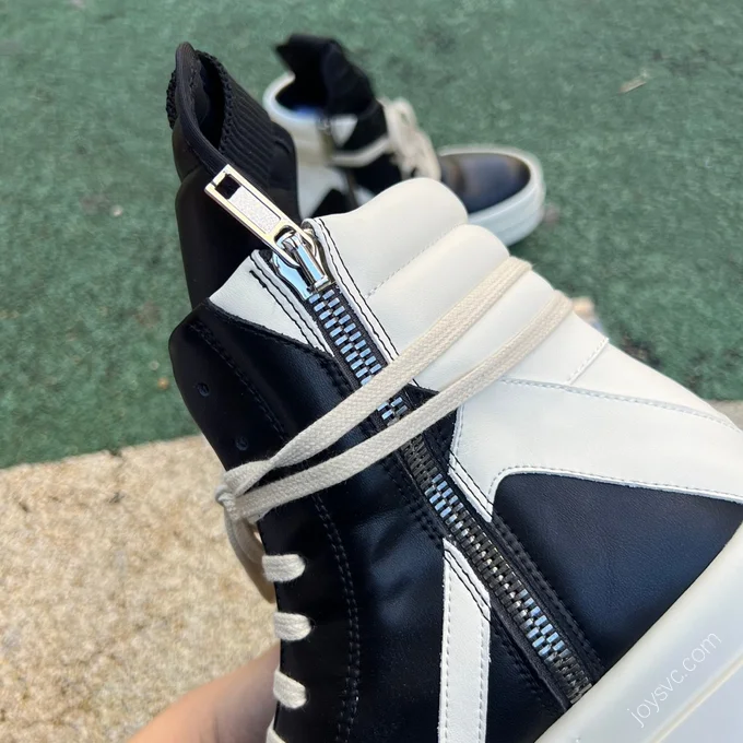 Rick Owens Black White High-Top