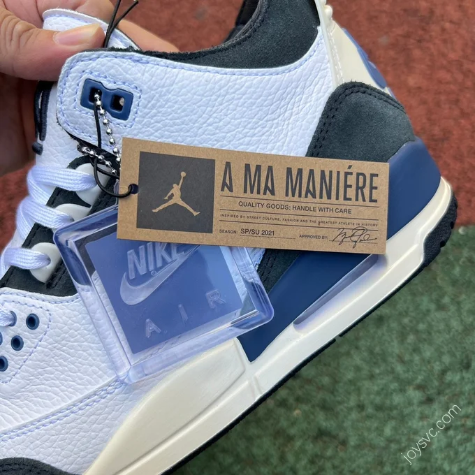 A Ma Maniere x Air Jordan 3 OG Diffused Blue Sneaker HV8571-100