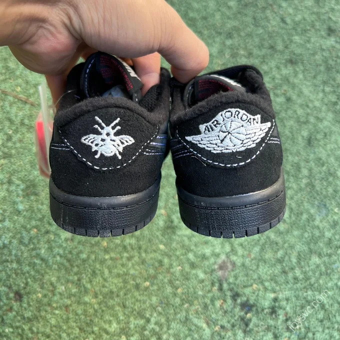 Travis Scott x Air Jordan 1 Low Black Kids DO5442-001