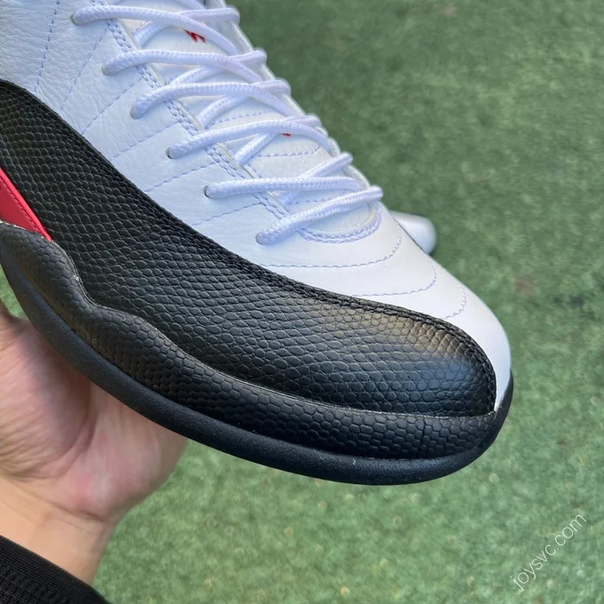 Air Jordan 12 White Black Red Sneakers CT8013-162