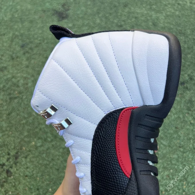 Air Jordan 12 White Black Red Sneakers CT8013-162