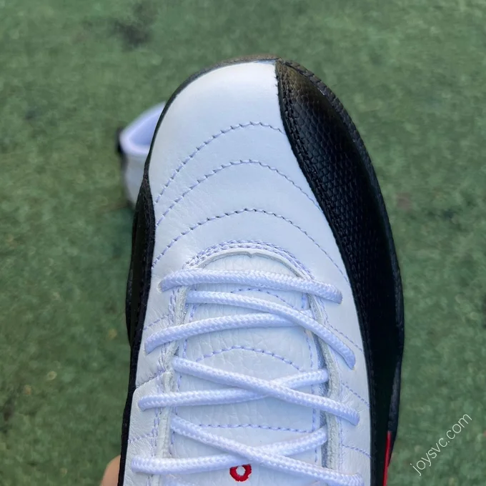 Air Jordan 12 White Black Red Sneakers CT8013-162