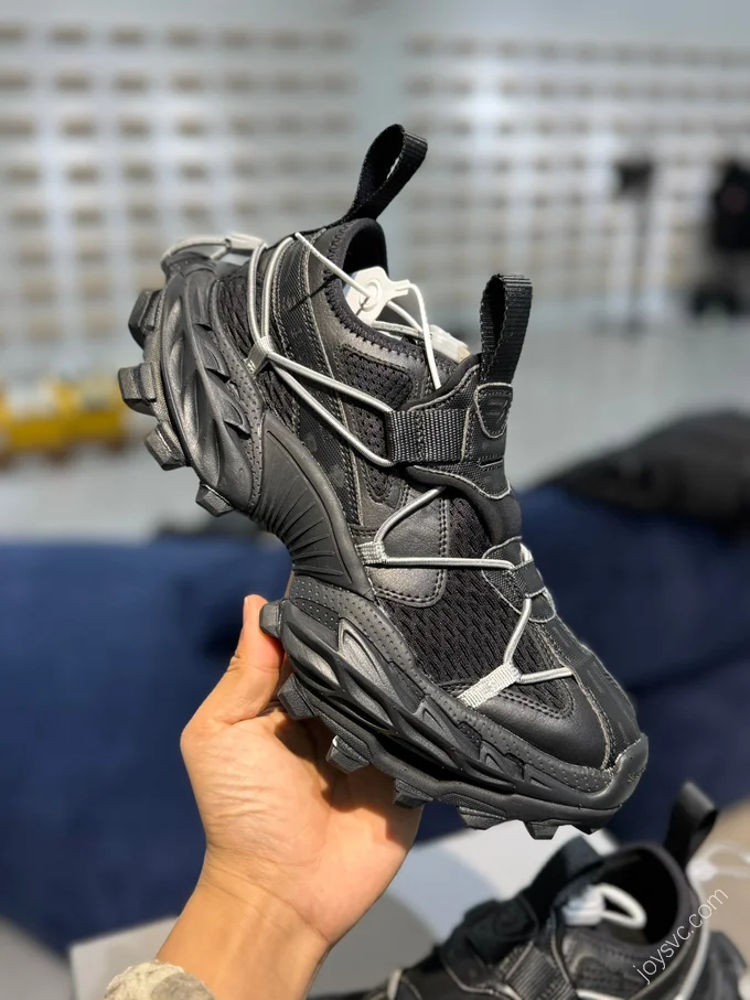 Balenciaga 18XL Hiking Boots Black