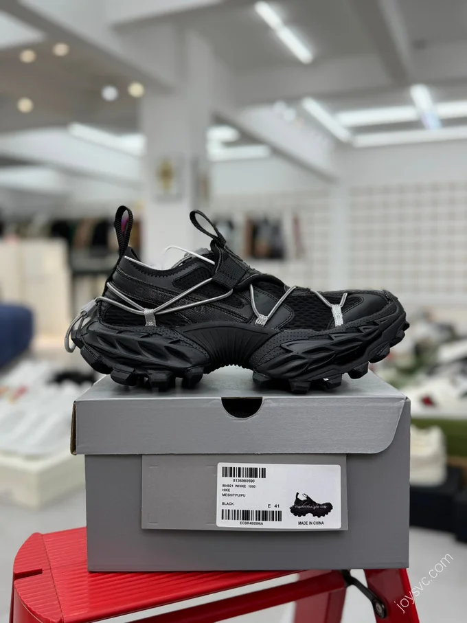 Balenciaga 18XL Hiking Boots Black