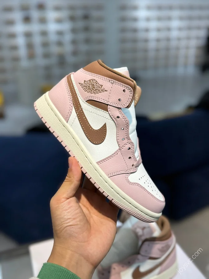 AJ1 Mid Pink White BQ6472-620