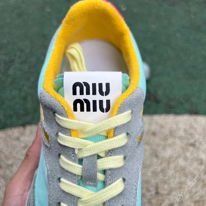 Miumiu BELLALILY Sneakers Grey Blue Pink