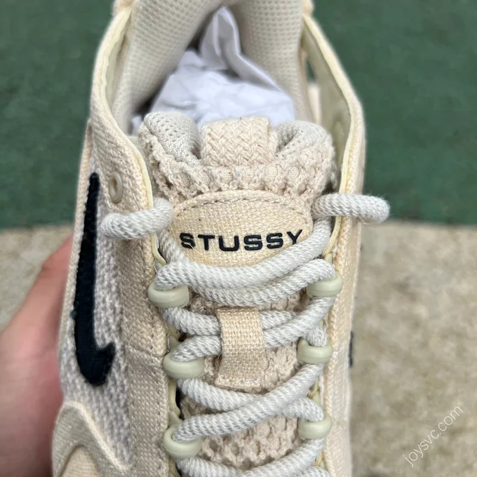 stussy x Nike Air Zoom Spiridon Cage 2 Beige cq5486-200