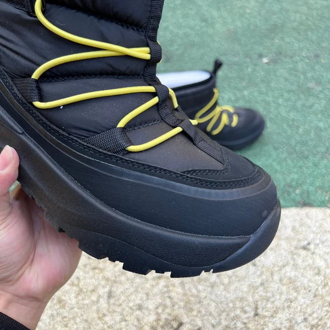 Goose Snow Boots Yellow Black