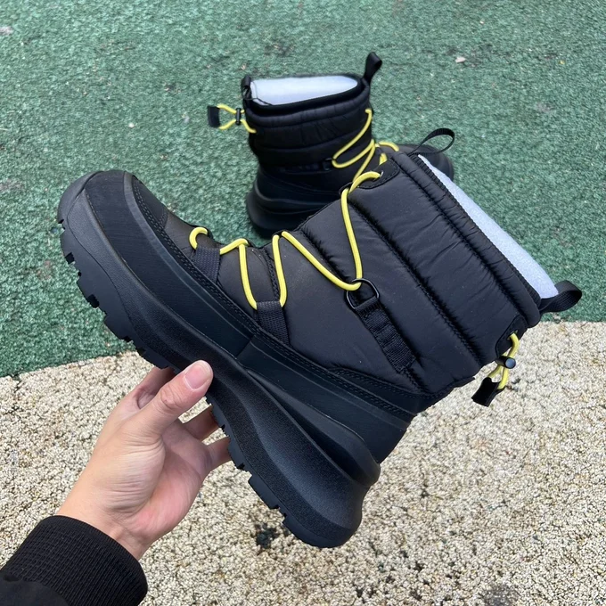 Goose Snow Boots Yellow Black