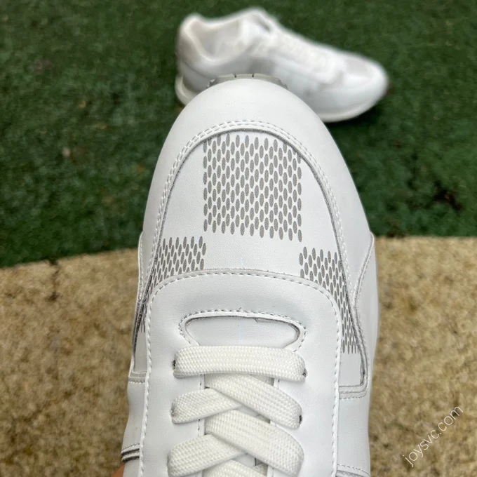 LOUIS VUITTON Run Away Embossed White Grey