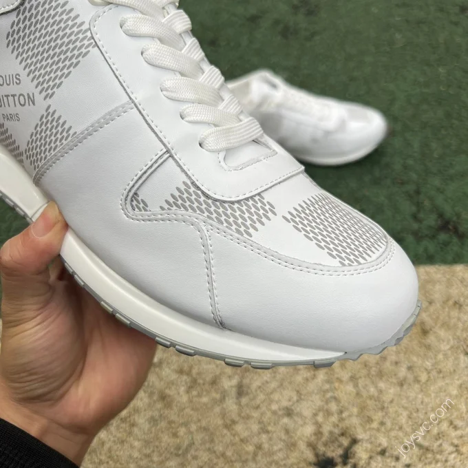 LOUIS VUITTON Run Away Embossed White Grey