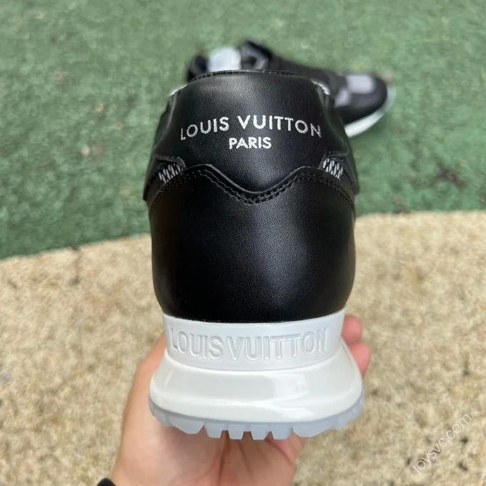 LOUIS VUITTON Run Away Embossed Black Grey